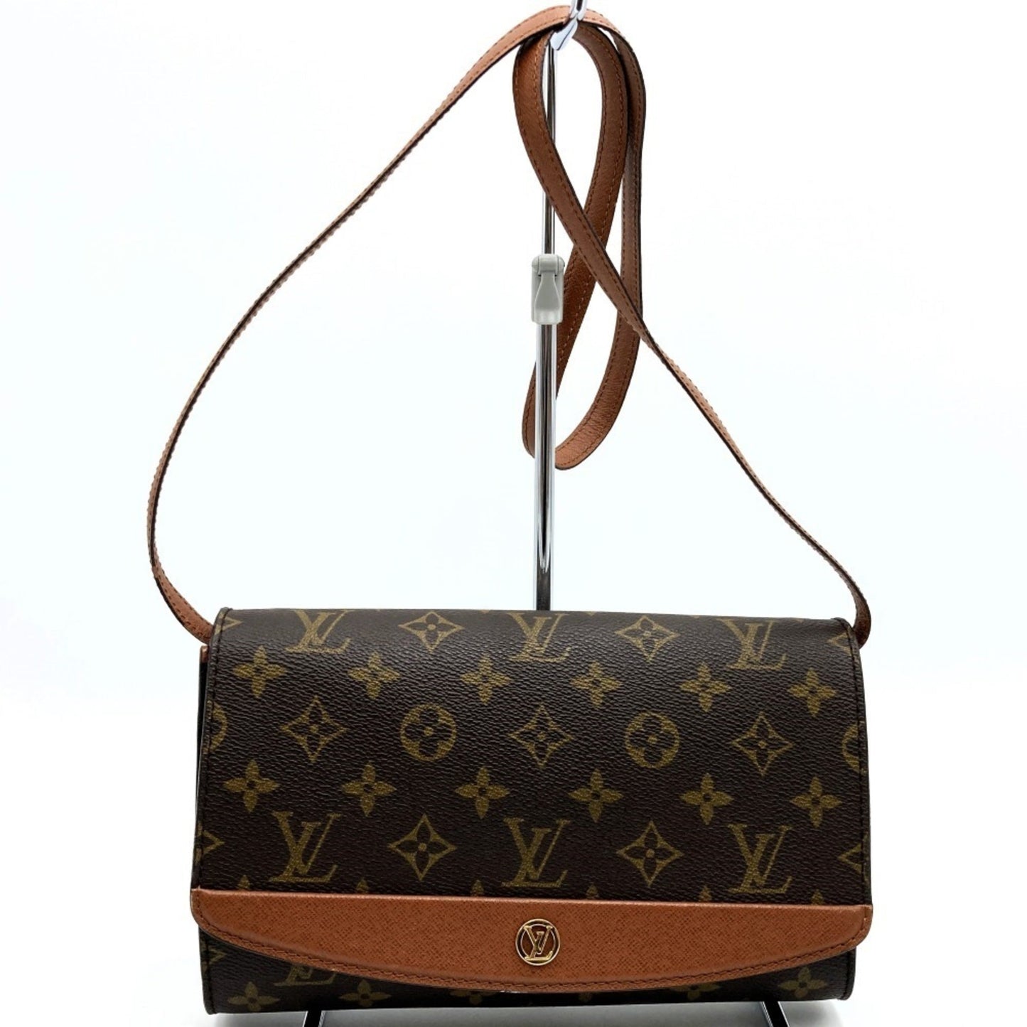 Louis Vuitton Monogram Brown Monogram Leather Shoulder Bag
