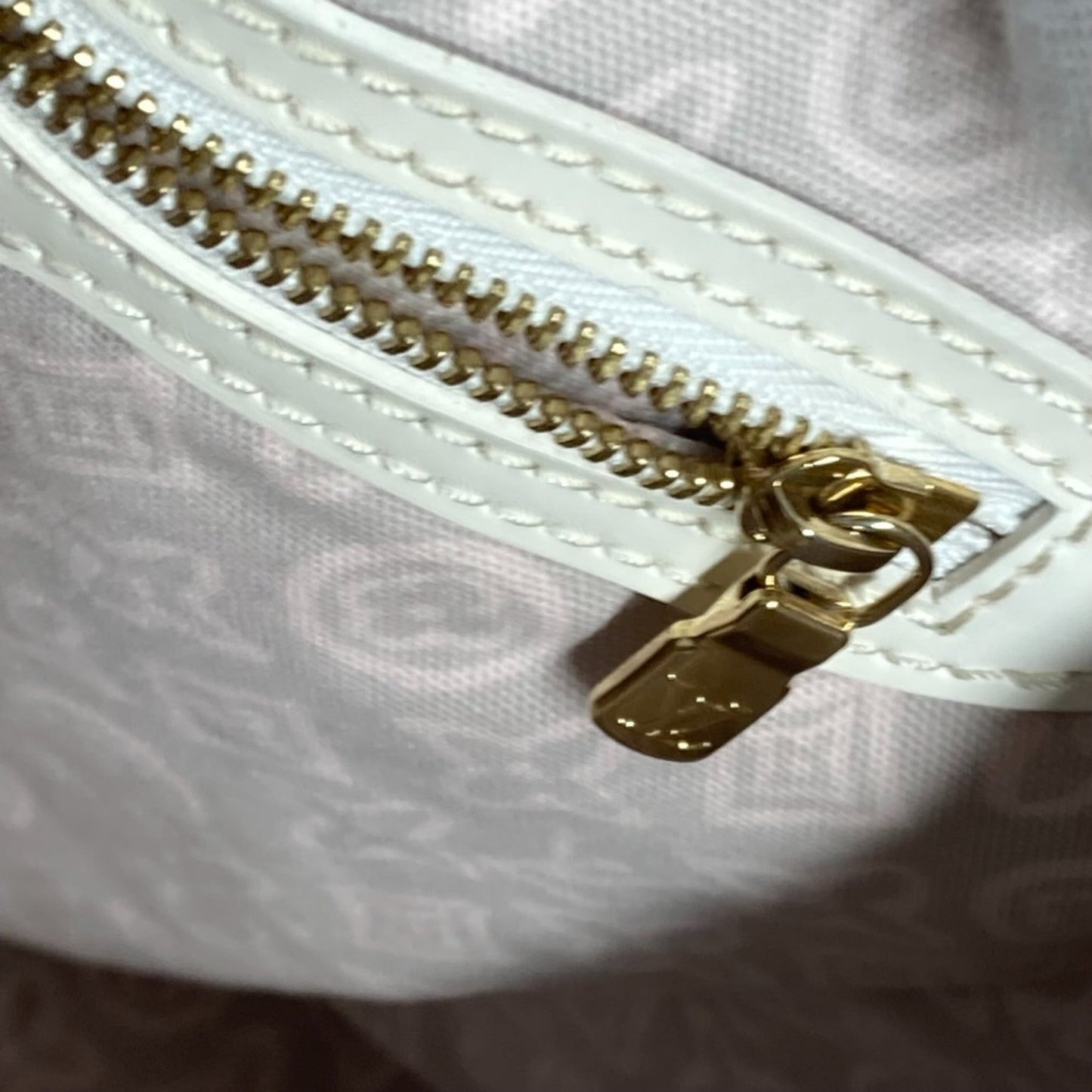 Louis Vuitton Pink White Cotton Shoulder Bag Tote Bag