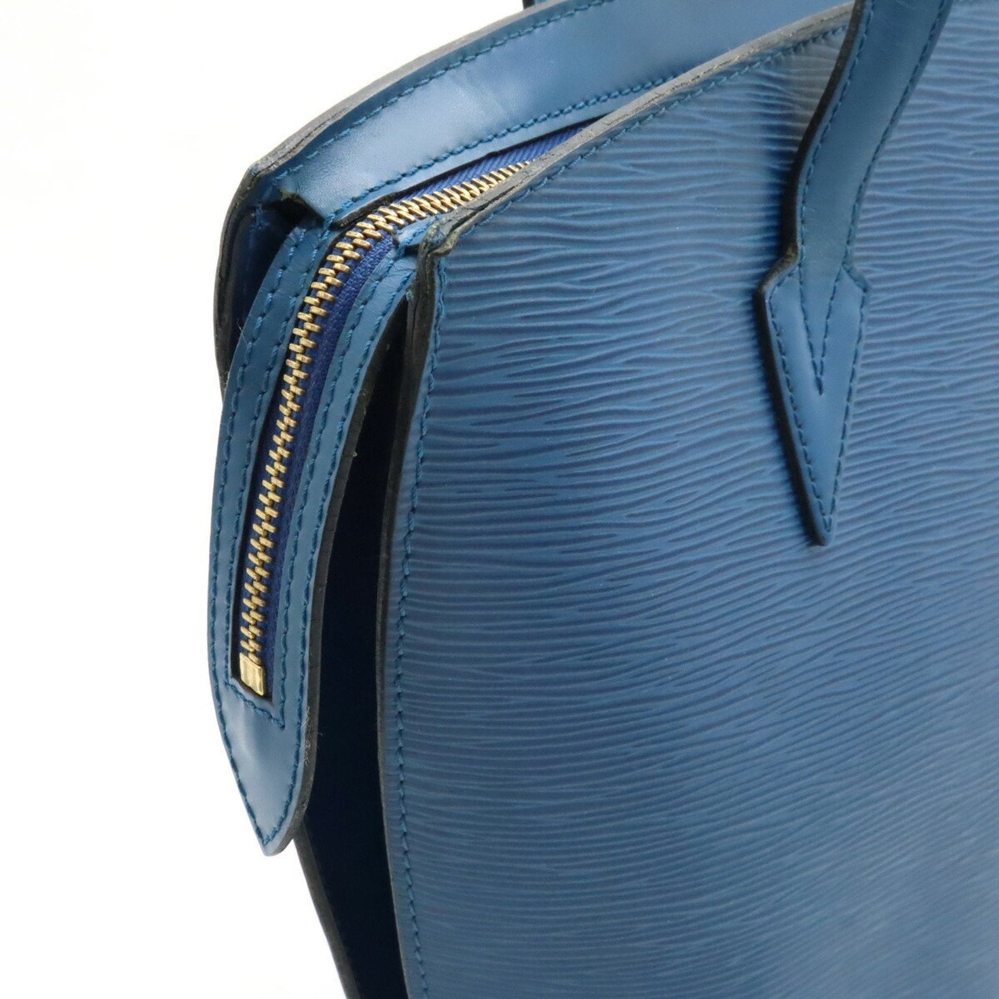 Louis Vuitton Toledo Blue Epi Leather Shoulder Bag Tote Bag