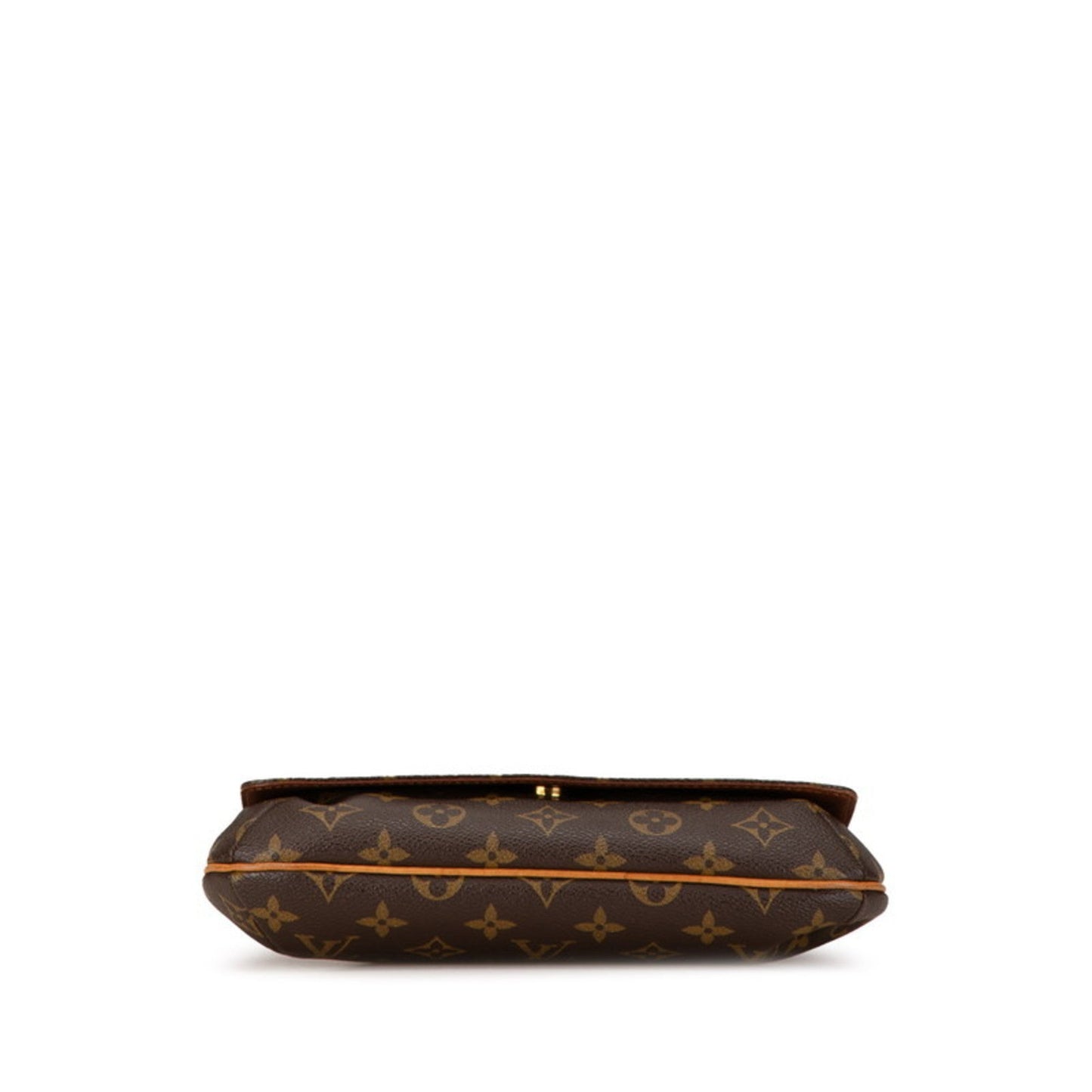 Louis Vuitton Brown Pvc Leather Handbag Shoulder Bag