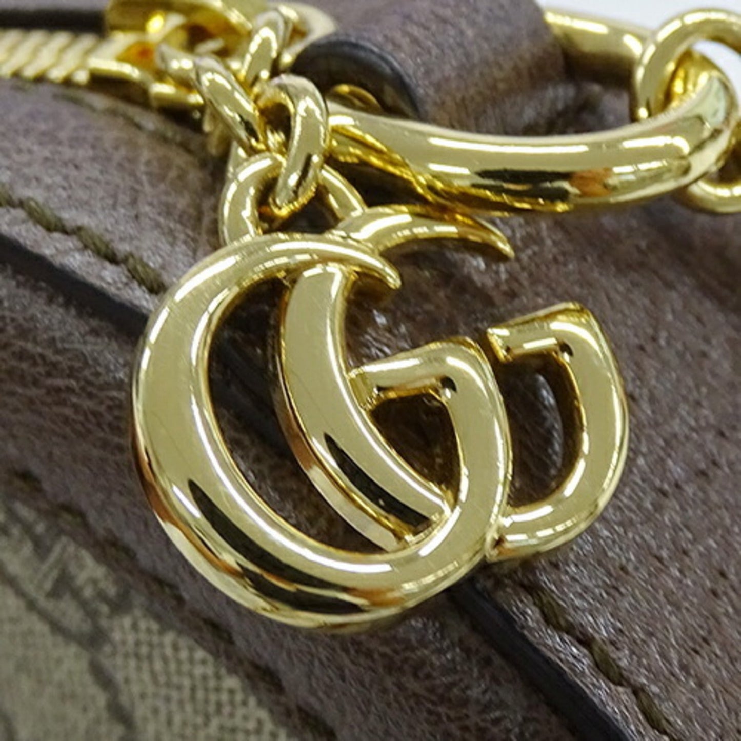 Gucci Brown Gg Supreme Shoulder Bag