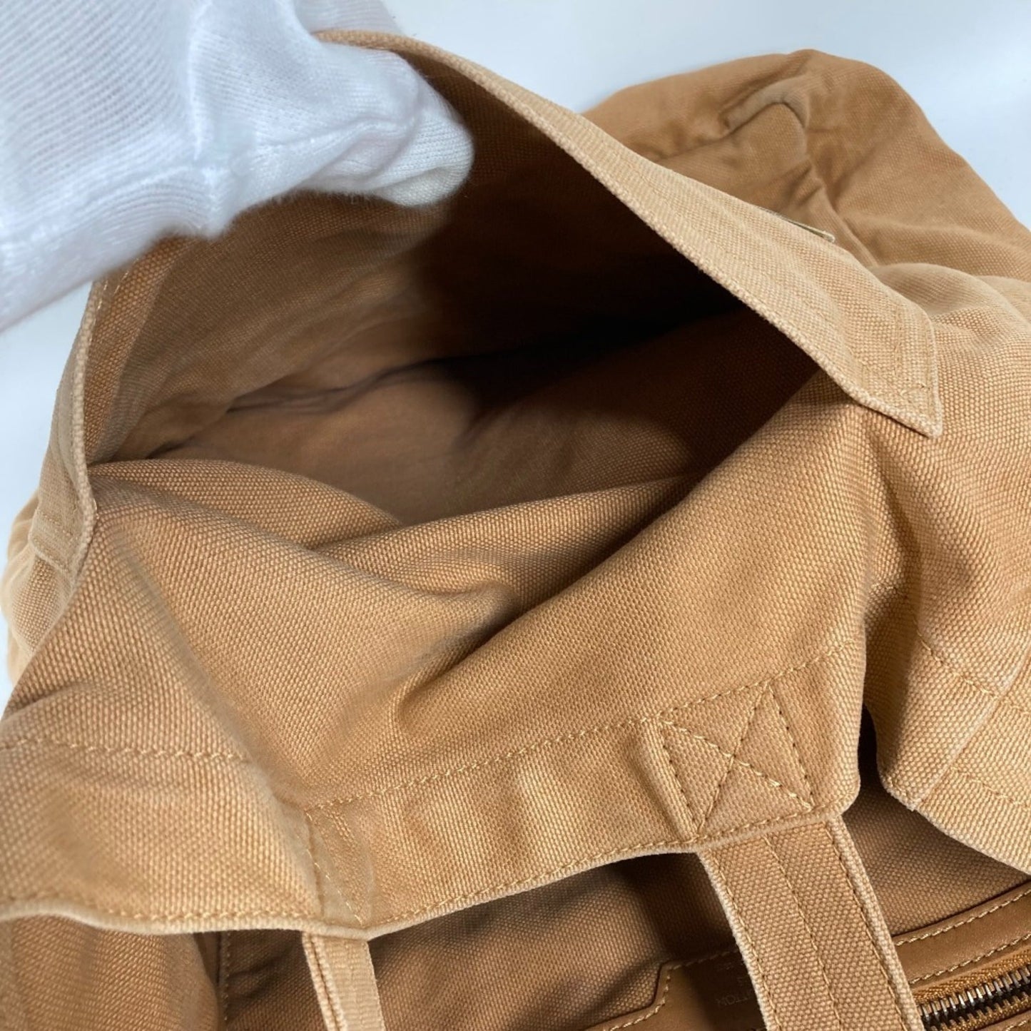 Louis Vuitton Brown Canvas Leather Shoulder Bag Tote Bag