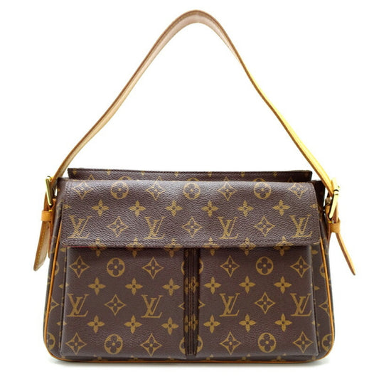 Louis Vuitton Brown Monogram Shoulder Bag ()