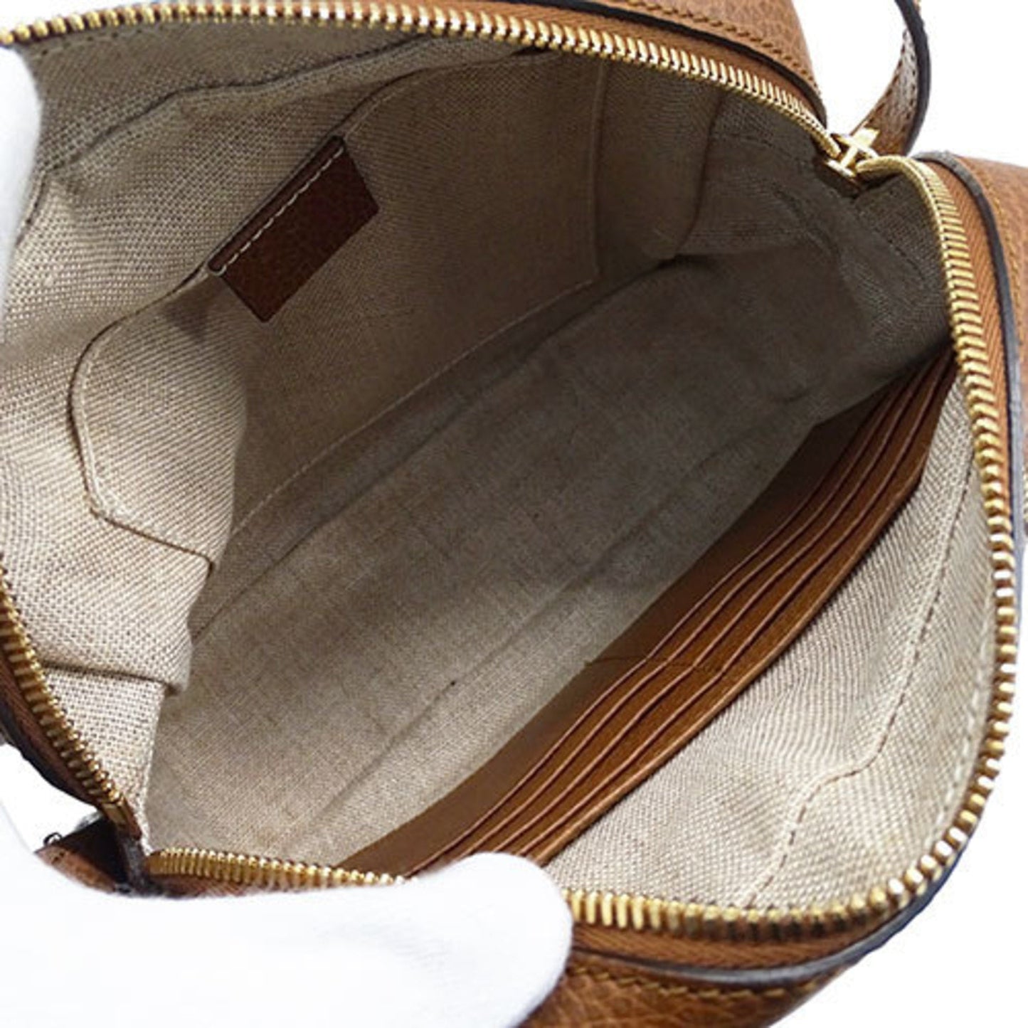 Gucci Brown Gg Canvas Shoulder Bag