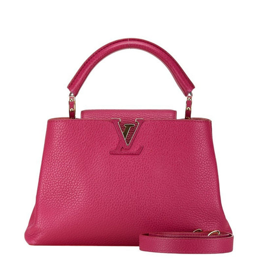 Louis Vuitton Pink Leather Handbag Shoulder Bag ()