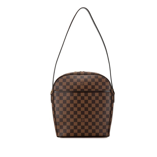 Louis Vuitton Brown Pvc Leather Shoulder Bag ()