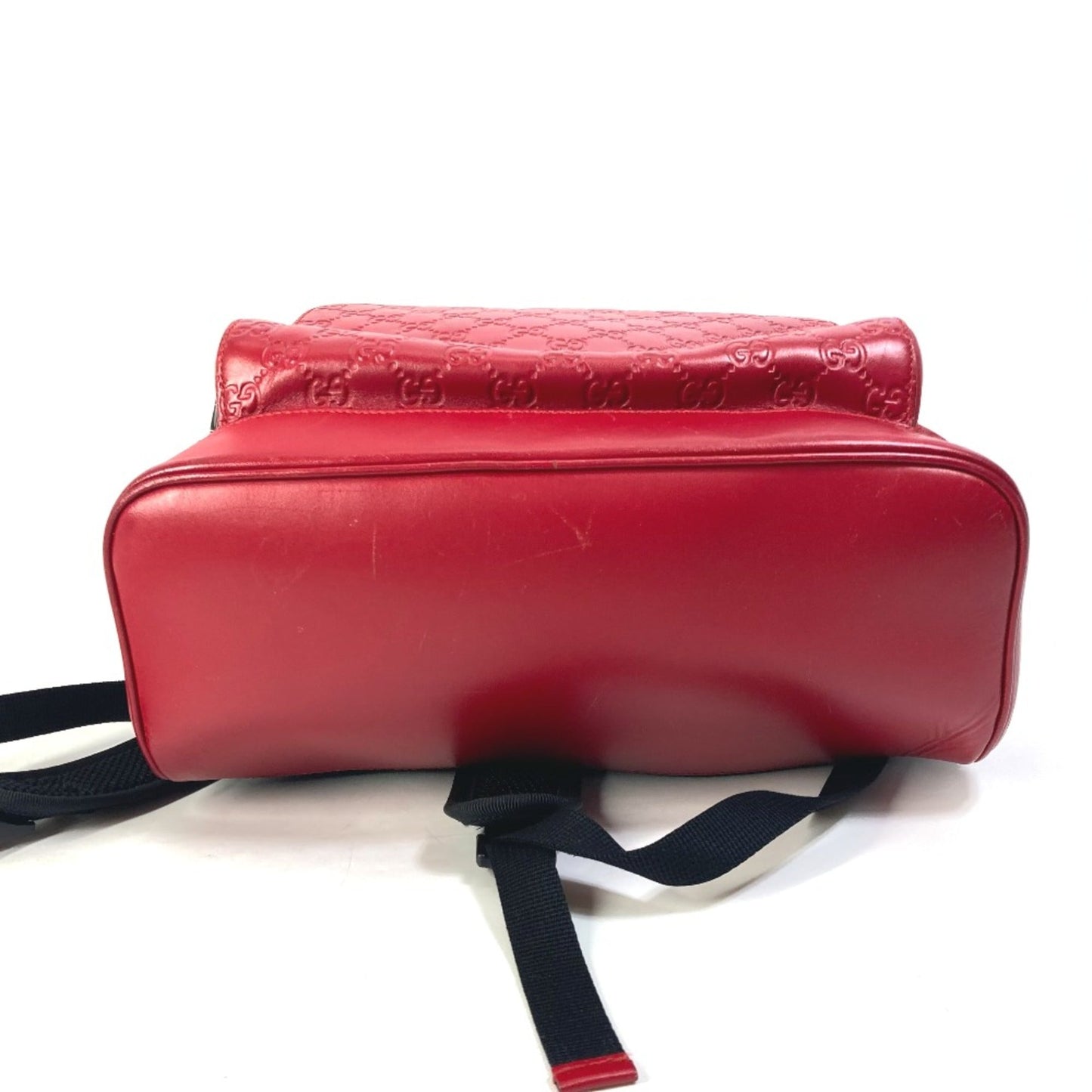 Gucci Red Leather Backpack