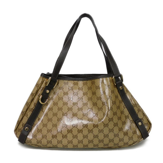Gucci Beige Canvas Shoulder Bag Tote Bag