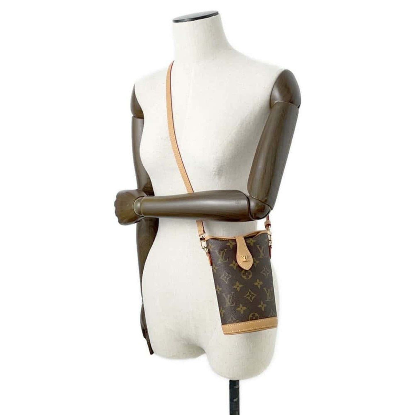 Louis Vuitton Brown Monogram Pouch Shoulder Bag