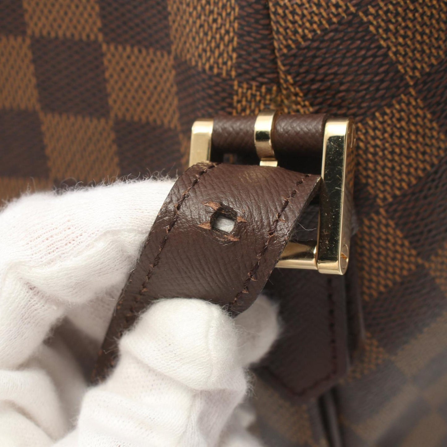 Louis Vuitton Brown Coated Canvas Shoulder Bag
