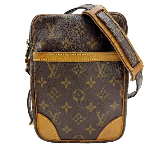 Louis Vuitton Brown Monogram Leather Pvc Shoulder Bag ()
