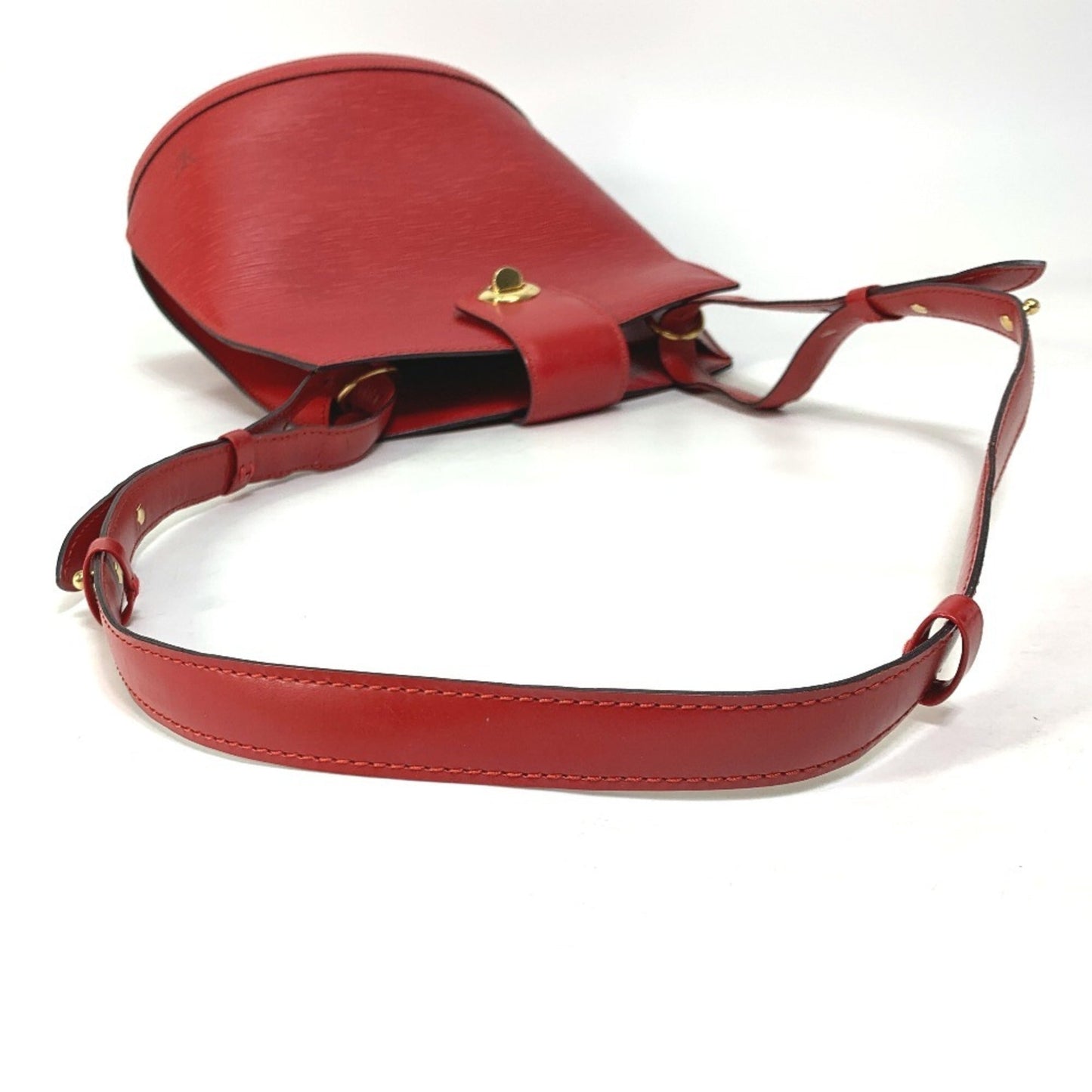 Louis Vuitton Castilian Red Red Color Epi Leather Shoulder Bag