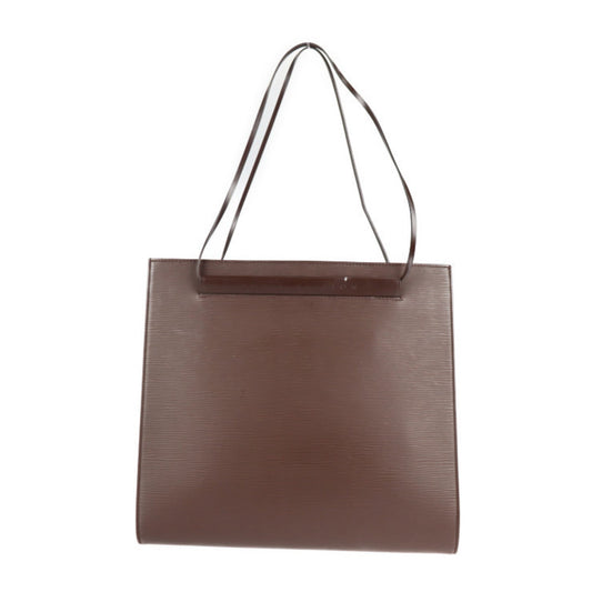 Louis Vuitton Moka Epi Leather Handbag Shopping Bag Shoulder Bag Tote Bag ()