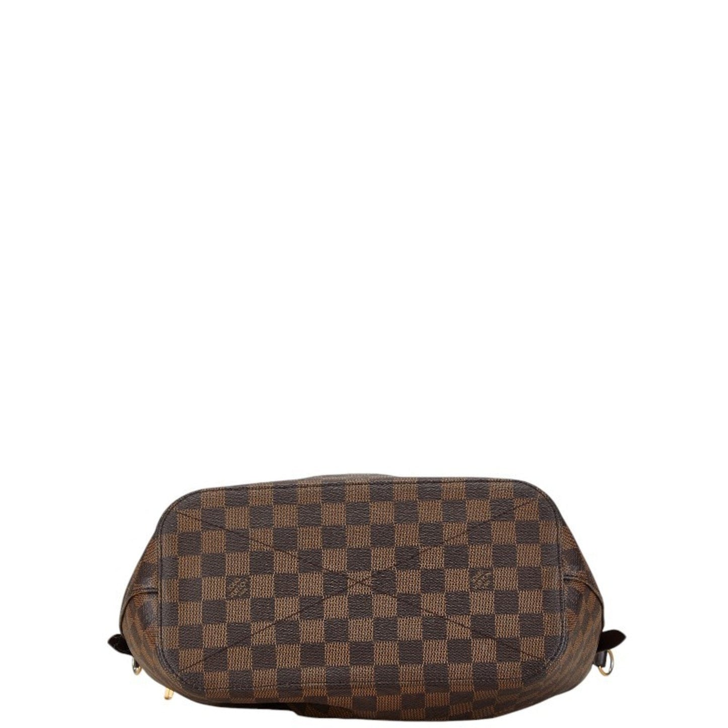 Louis Vuitton Brown Damier Canvas Pvc Leather Handbag Shoulder Bag