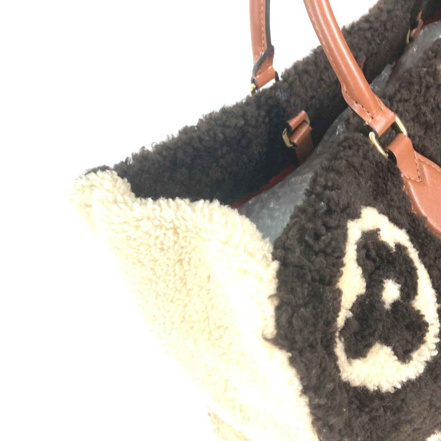 Louis Vuitton Brown Leather Shoulder Bag