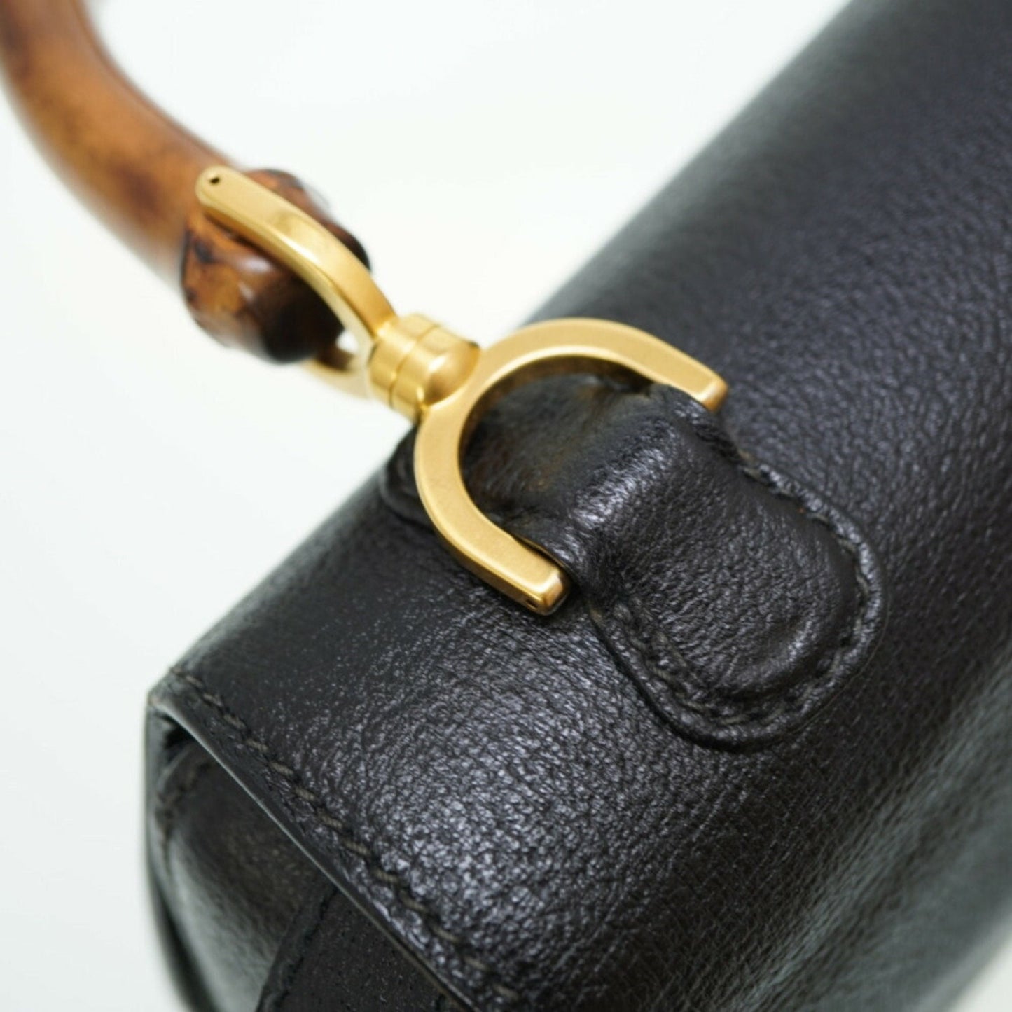 Gucci Black Leather Handbag