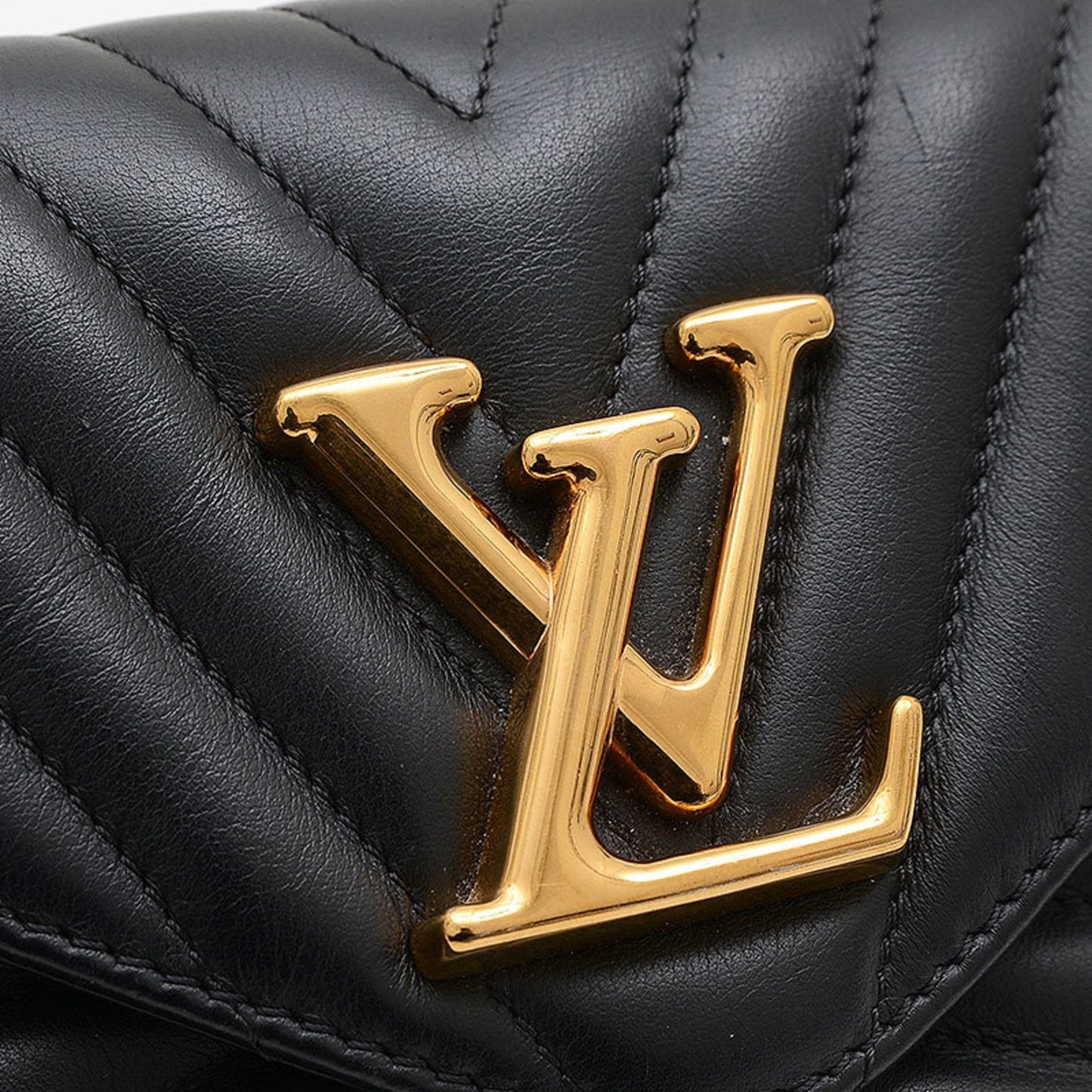 Louis Vuitton Black Leather Pochette Shoulder Bag