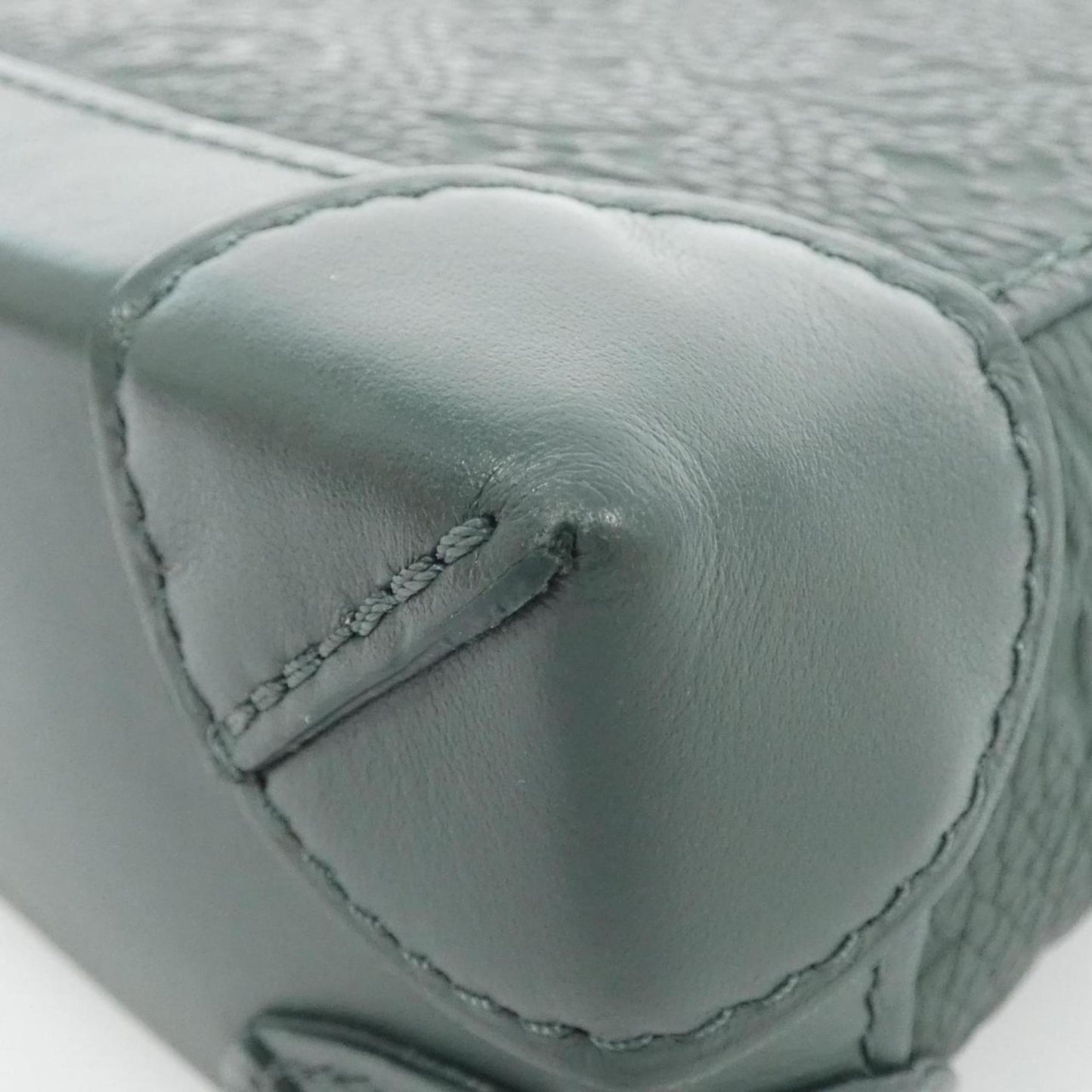 Louis Vuitton Vert Fonce Leather Backpack
