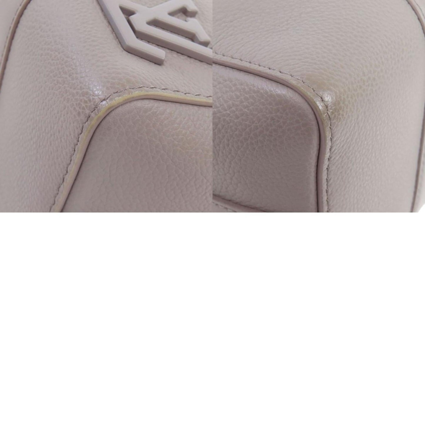 Louis Vuitton Gray Leather Shoulder Bag