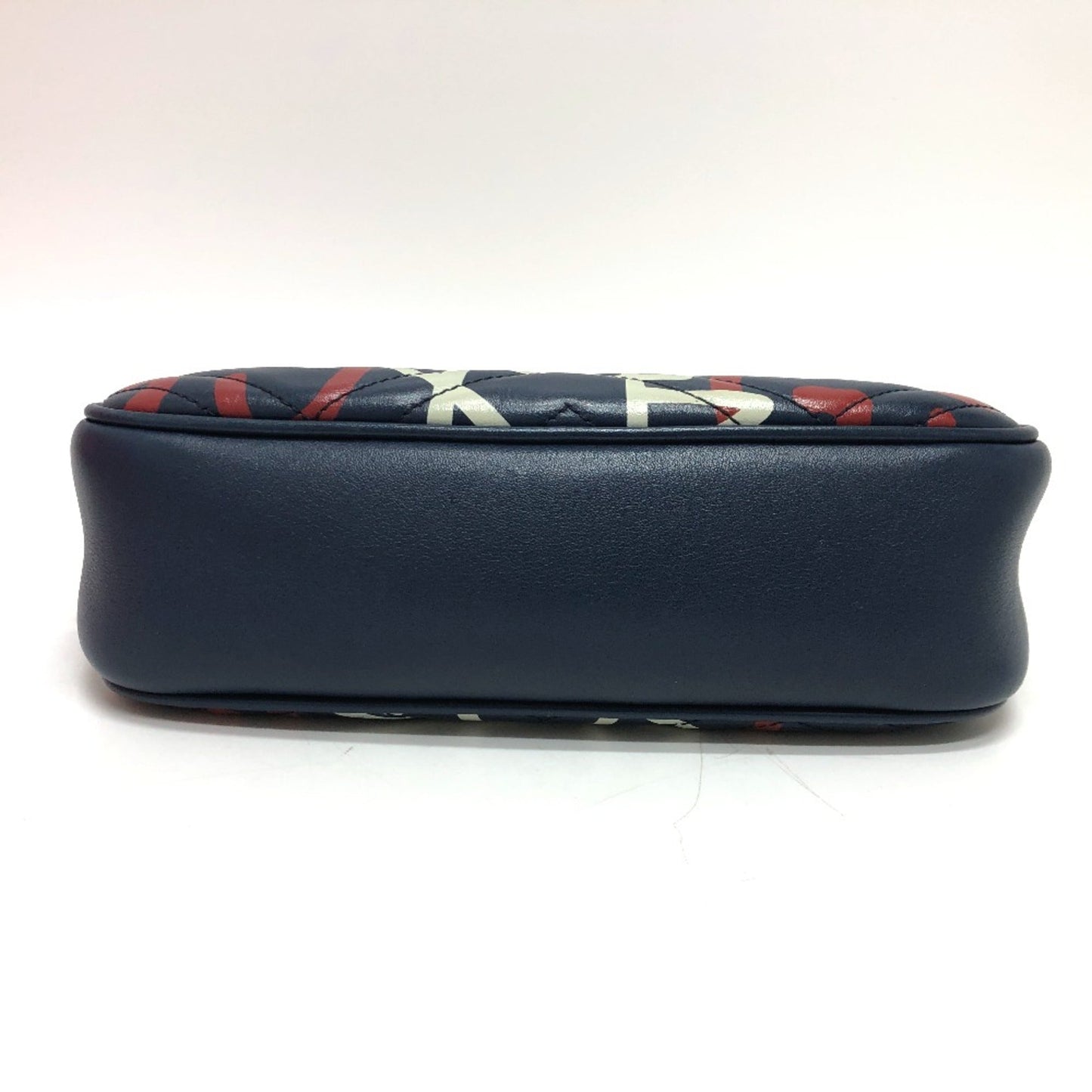Gucci Blue Leather Shoulder Bag