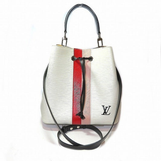 Louis Vuitton Blanc Coquelicots Rose Ballerine Epi Leather Handbag Shoulder Bag ()