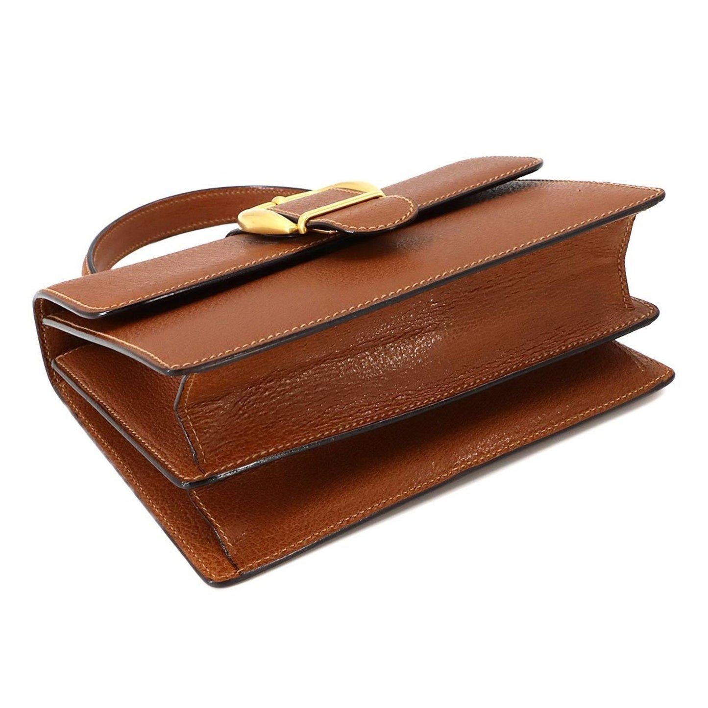 Gucci Brown Leather Shoulder Bag