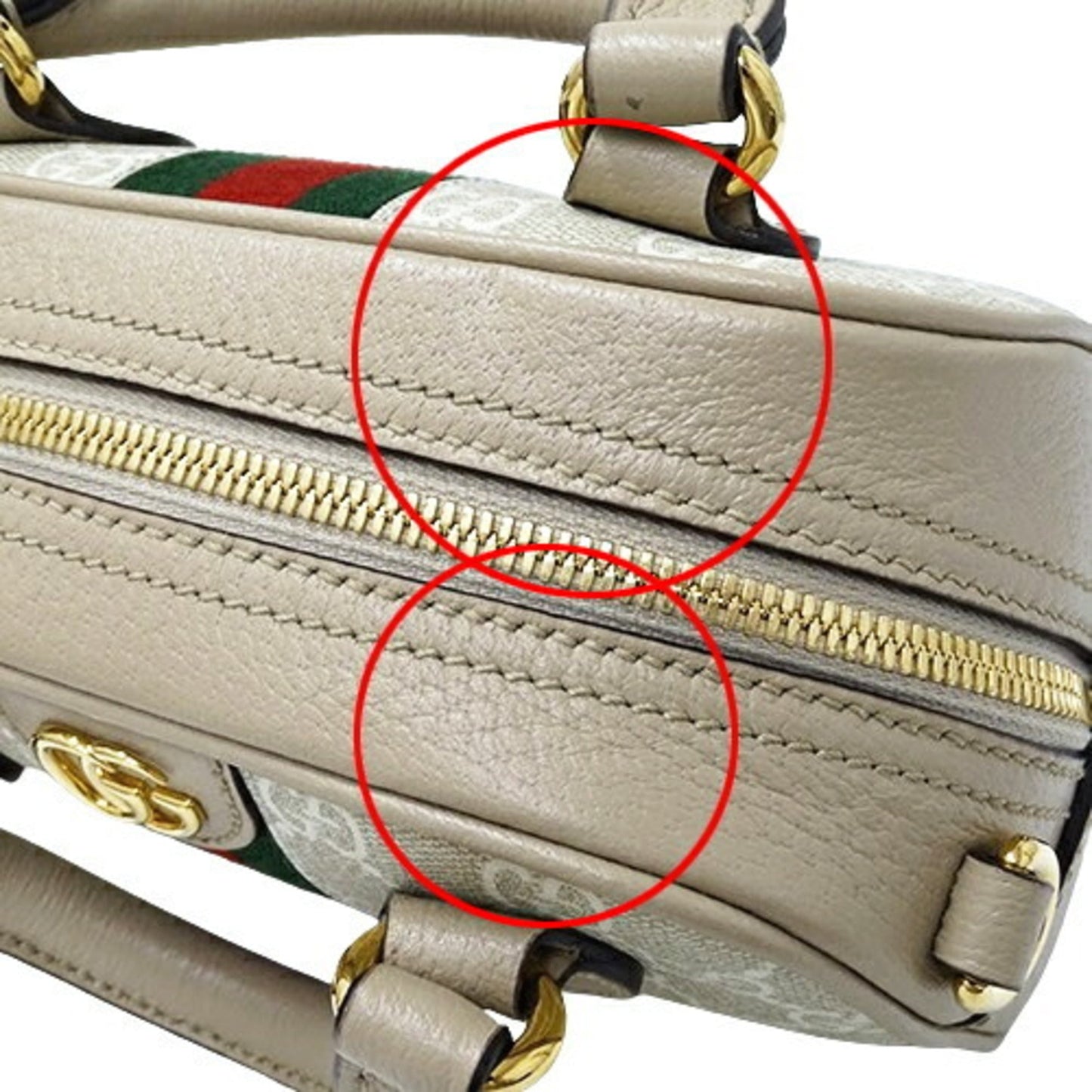Gucci Beige Grayish Gg Supreme Canvas Handbag Shoulder Bag