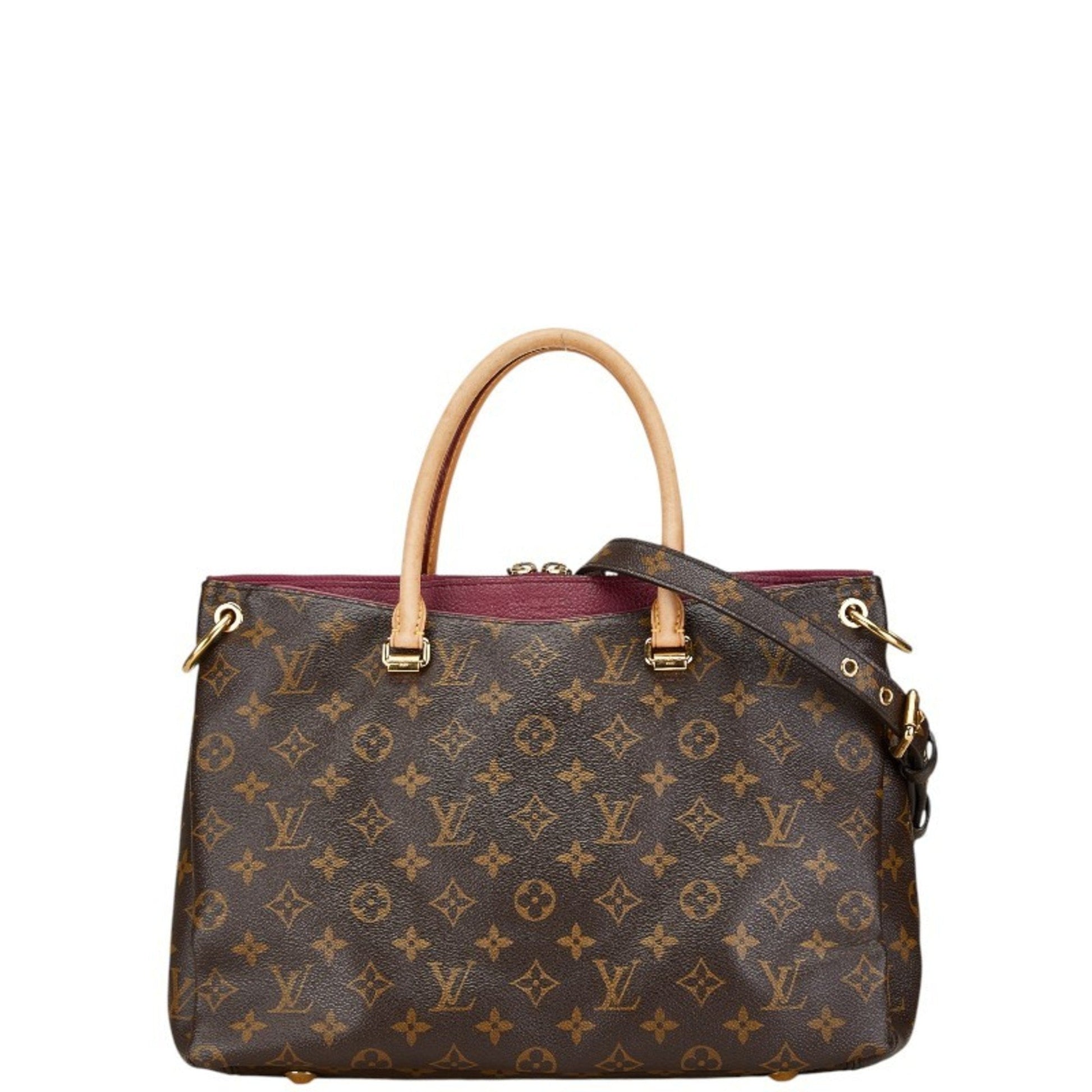 Louis Vuitton Monogram Aurore Brown Monogram Purple Monogram Leather Handbag Shoulder Bag ()