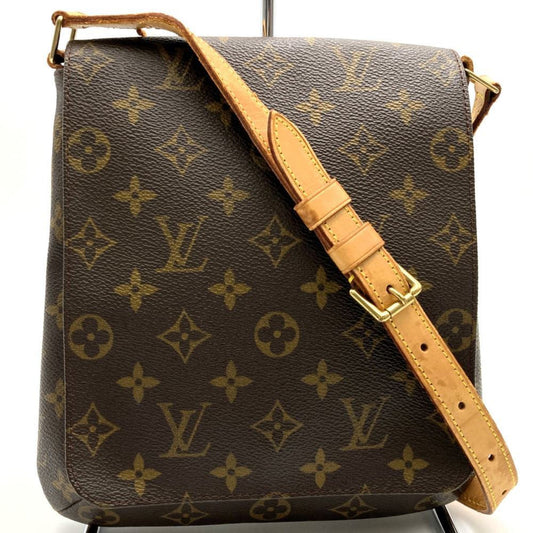 Louis Vuitton Brown Monogram Shoulder Bag ()