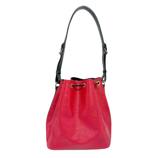 Louis Vuitton Black Red Color Epi Leather Shoulder Bag ()