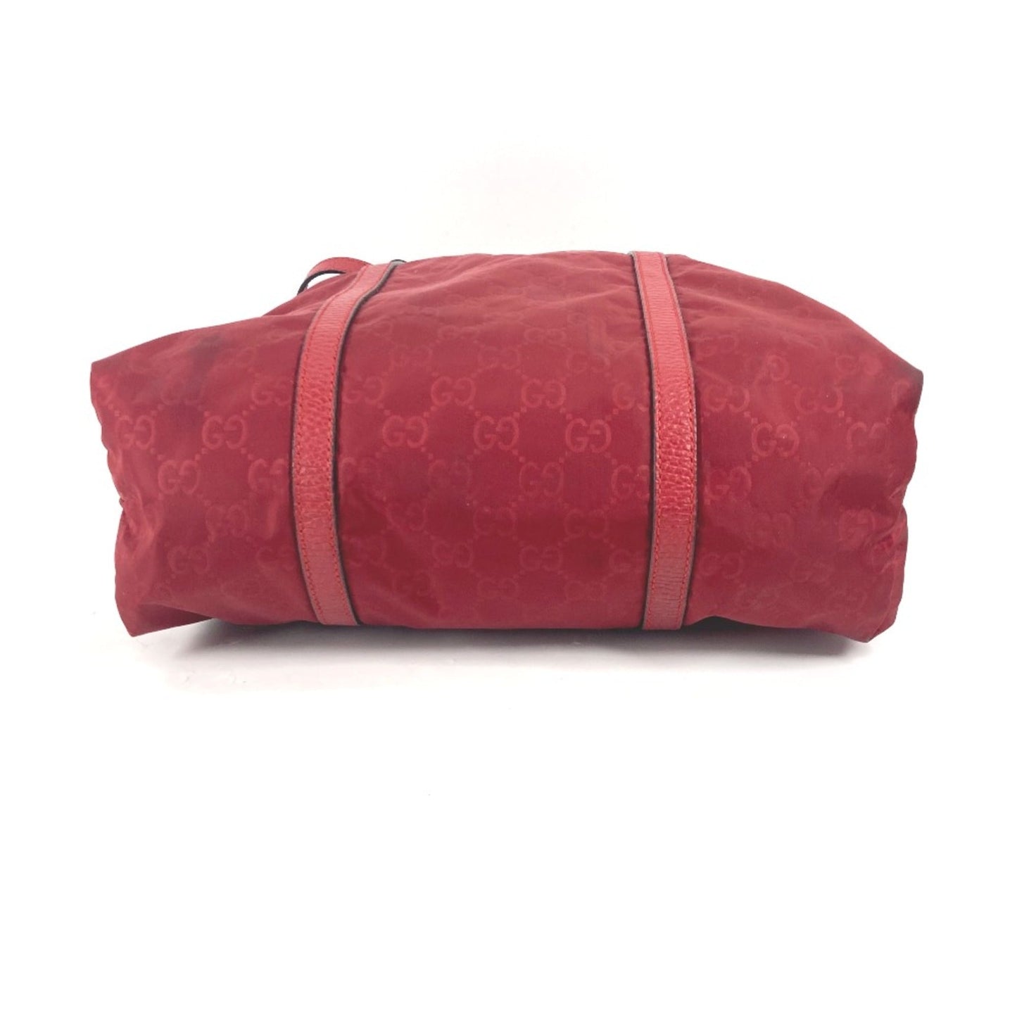 Gucci Red Cloth Tote Bag