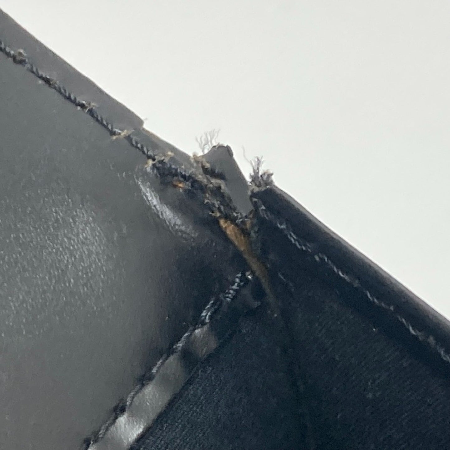 Louis Vuitton Black Leather Shoulder Bag