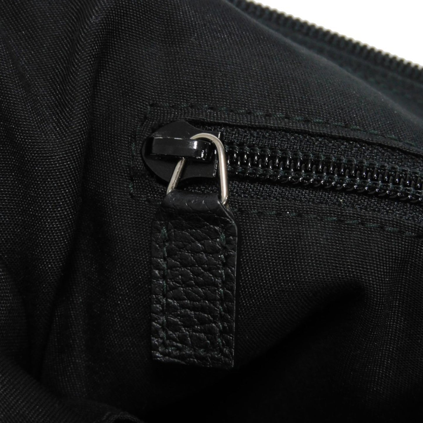 Gucci Black Nylon Canvas Leather Messenger Bag Shoulder Bag