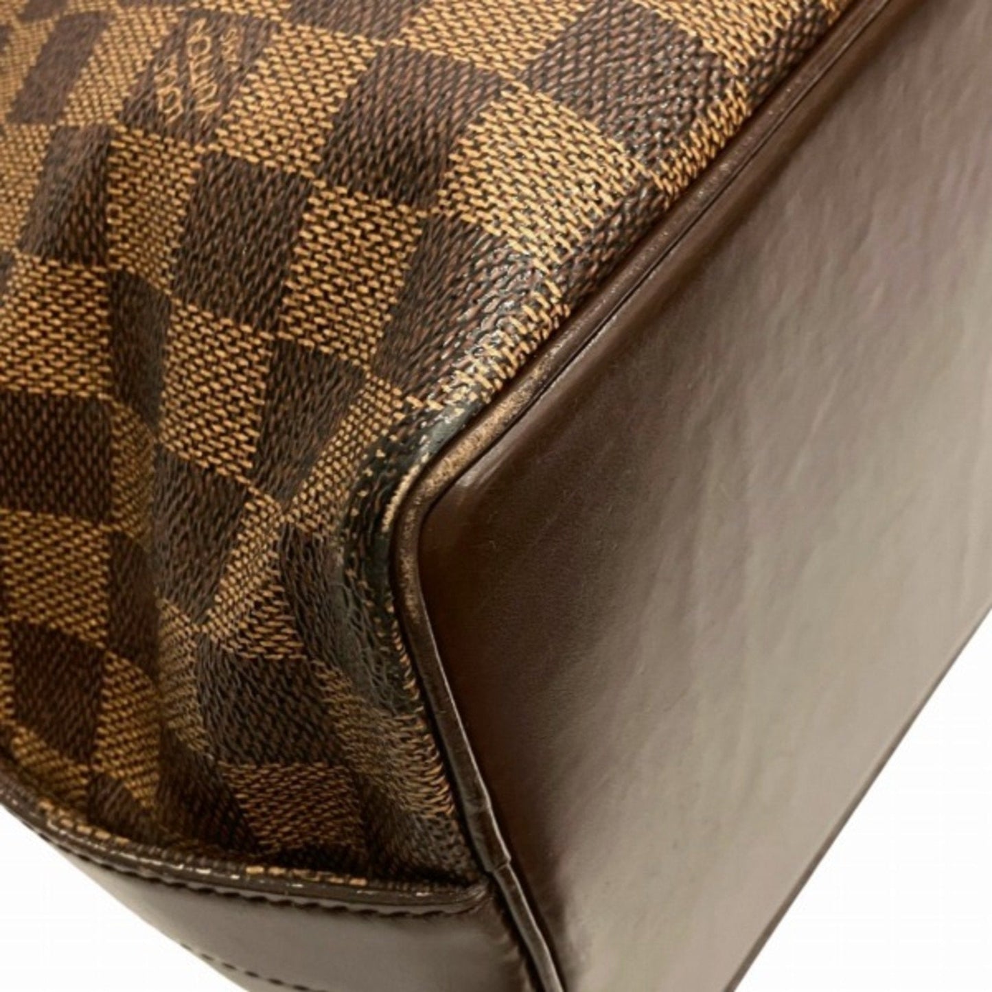 Louis Vuitton Brown Damier Canvas Shoulder Bag Tote Bag