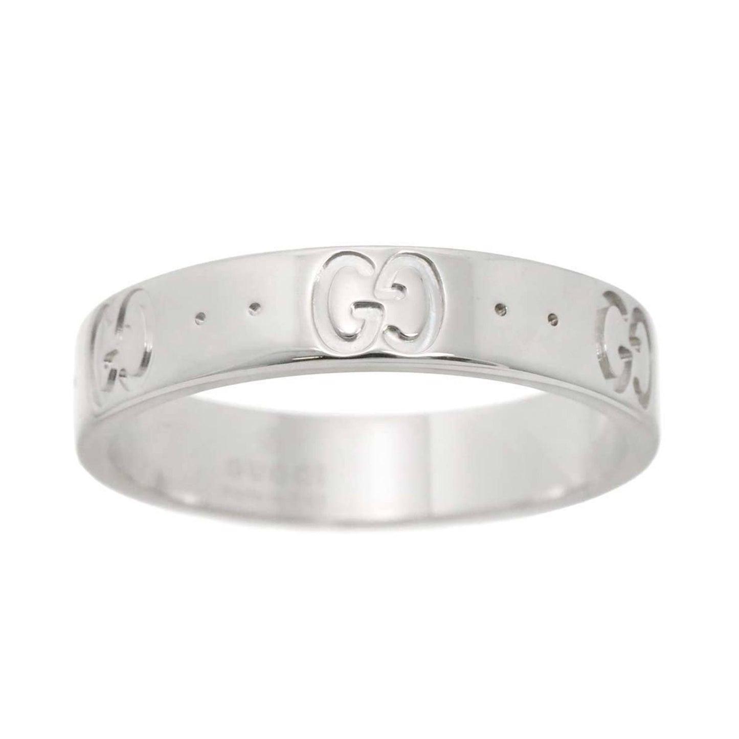 Gucci Icon Silver White Gold (18K) Band Ring