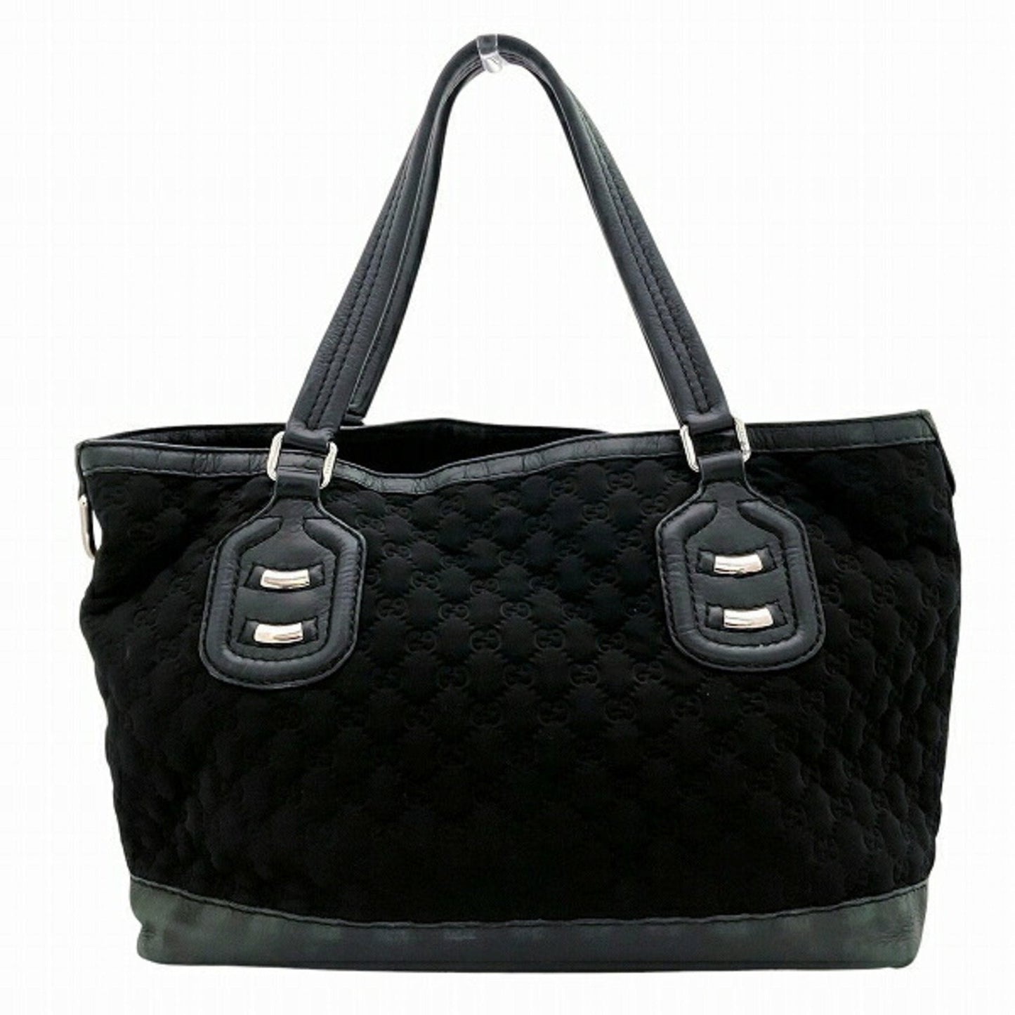 Gucci Black Nylon Handbag Tote Bag ()