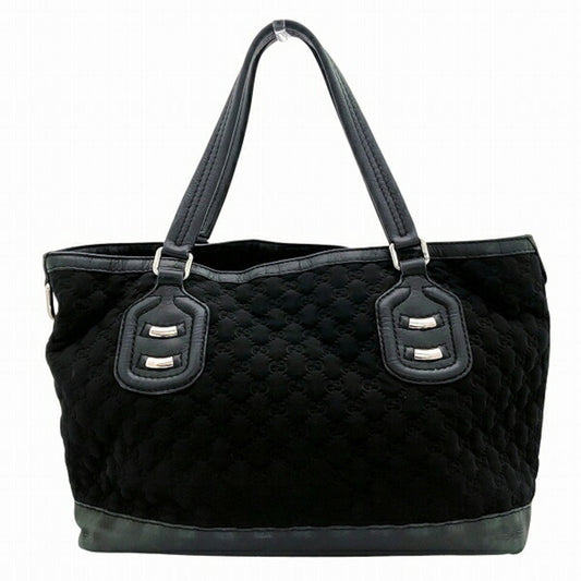 Gucci Black Nylon Handbag Tote Bag ()