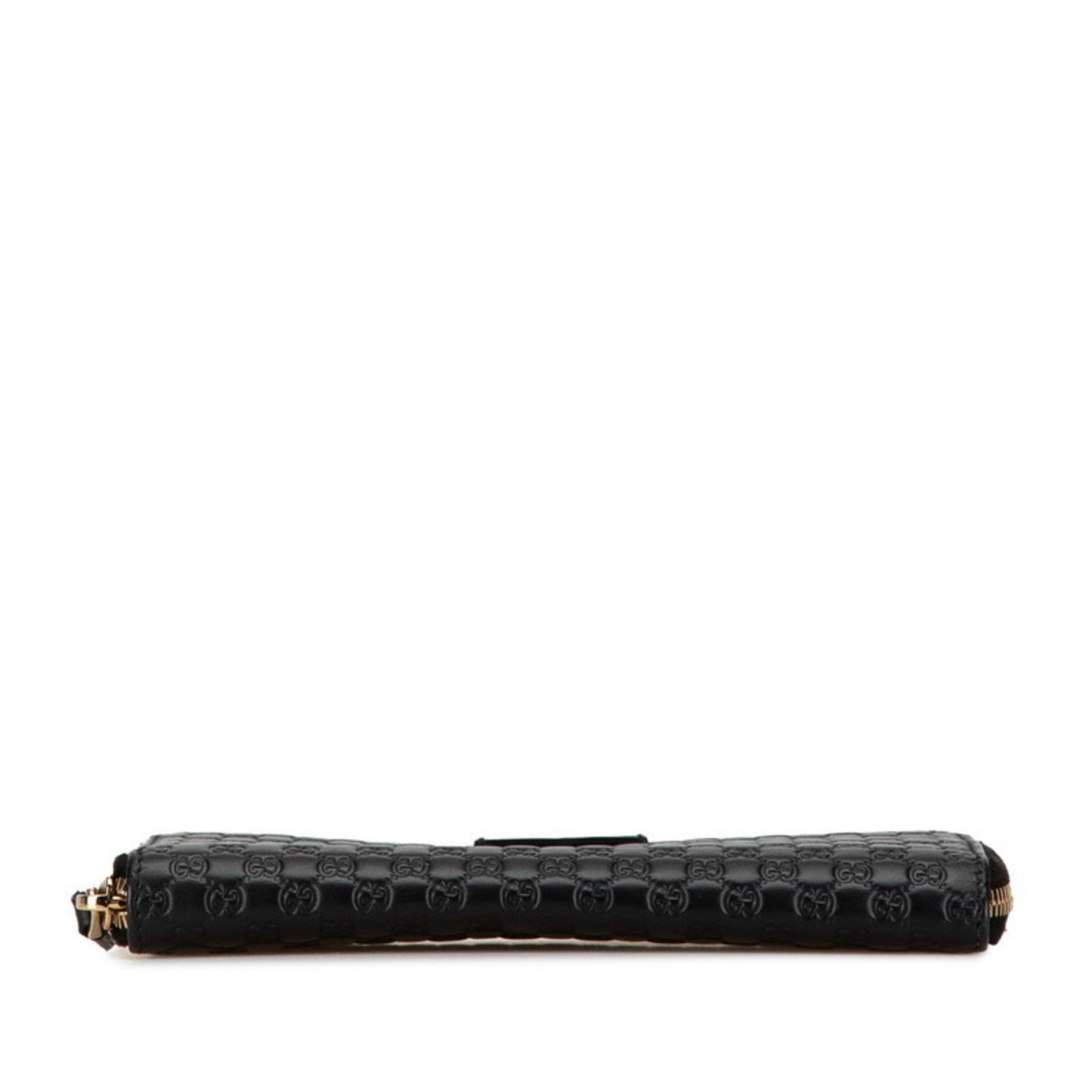 Gucci Black Leather Long Wallet (Bi-Fold)
