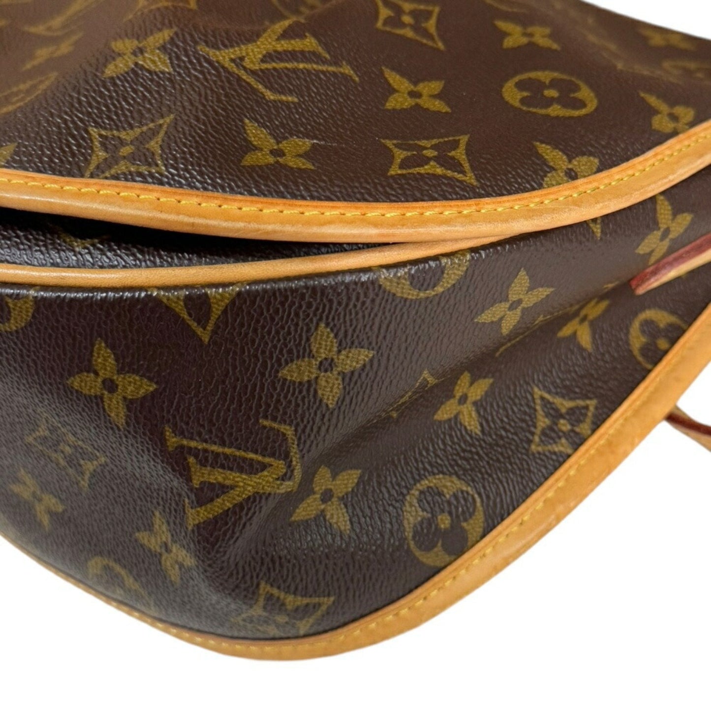 Louis Vuitton Brown Monogram Canvas Shoulder Bag