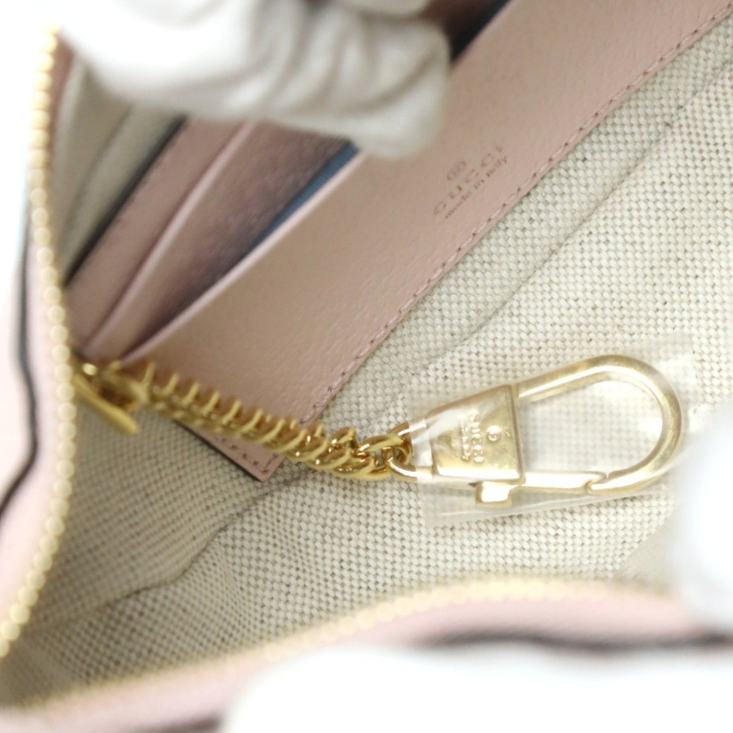 Gucci Pink Gg Canvas Handbag