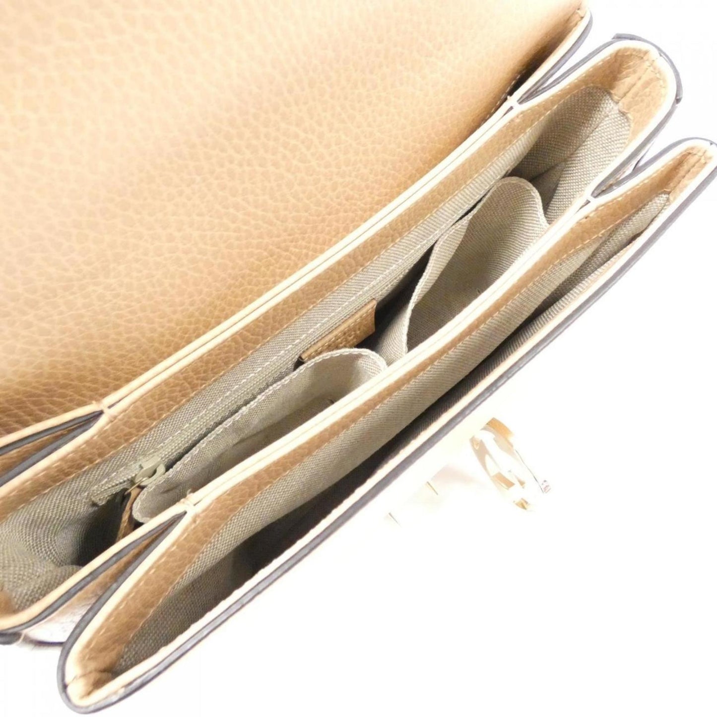 Gucci Beige Leather Handbag