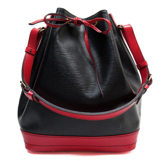 Louis Vuitton Black Red Color Epi Leather Shoulder Bag ()