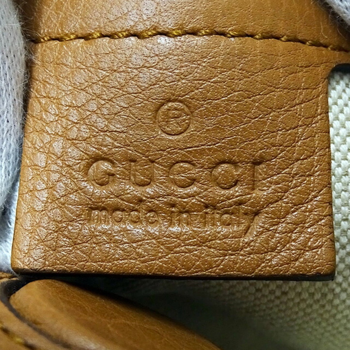 Gucci Brown Leather Handbag Shoulder Bag