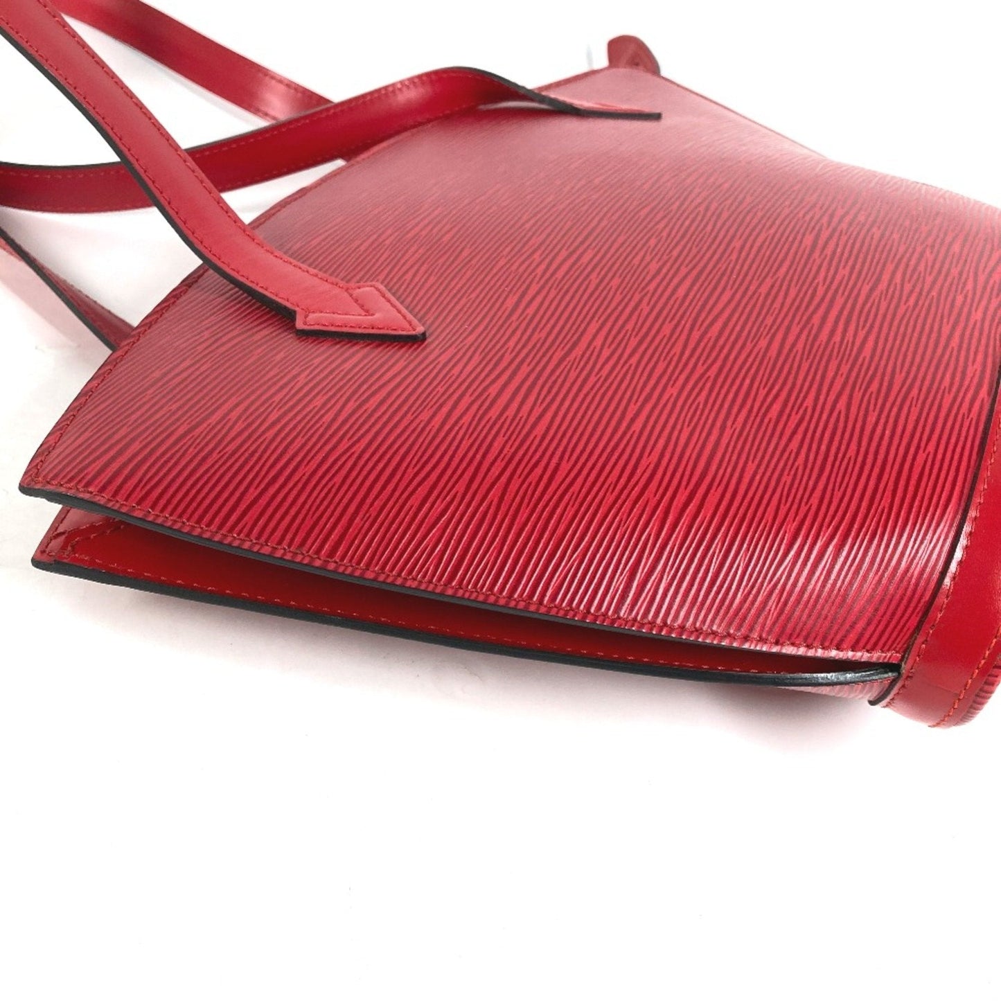 Louis Vuitton Red Leather Shoulder Bag