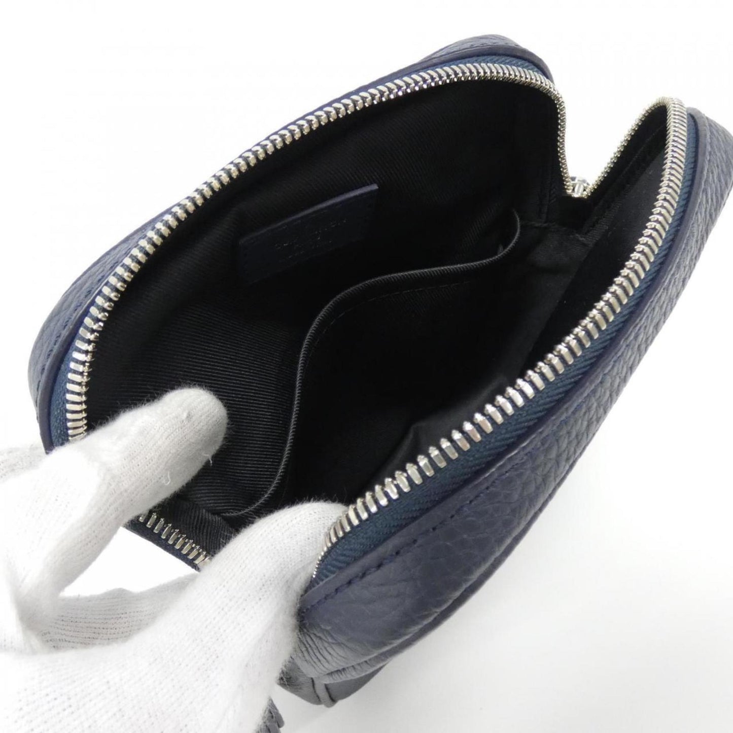 Louis Vuitton Navy Leather Shoulder Bag