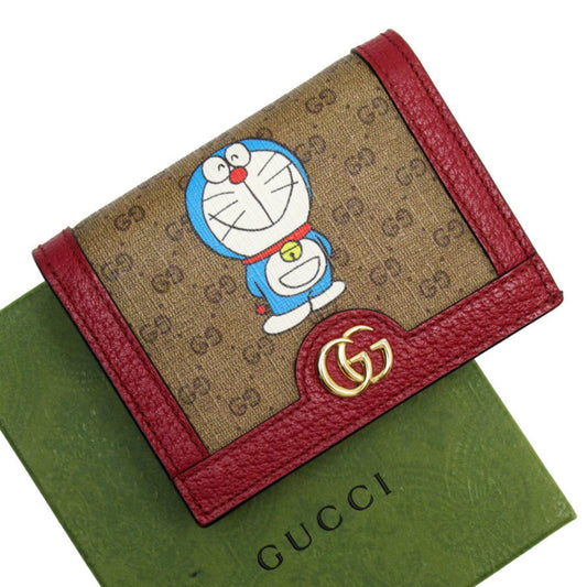 Gucci Brown Burgundy Pvc Leather Wallet (Bi-Fold) ()