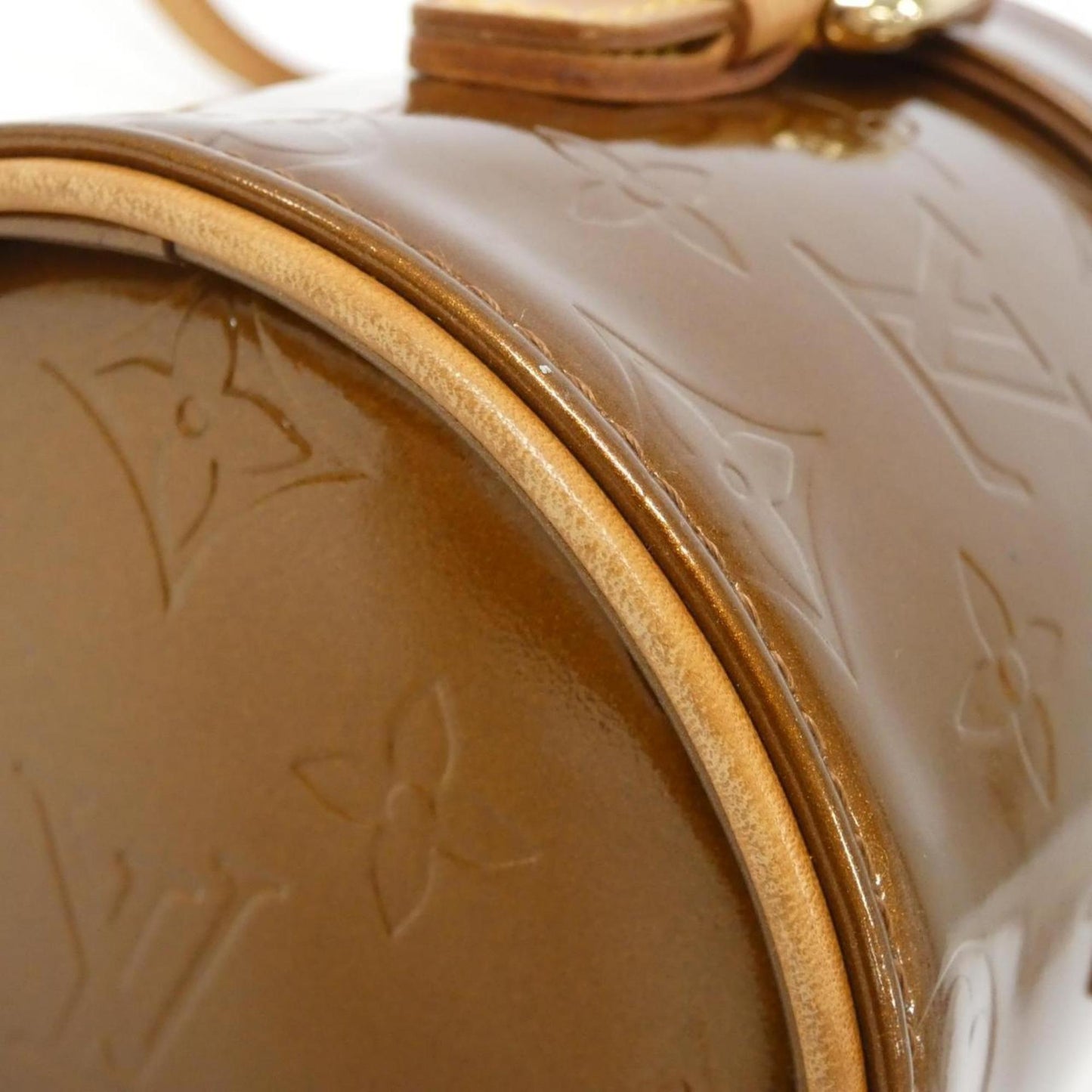 Louis Vuitton Bronze Leather Shoulder Bag