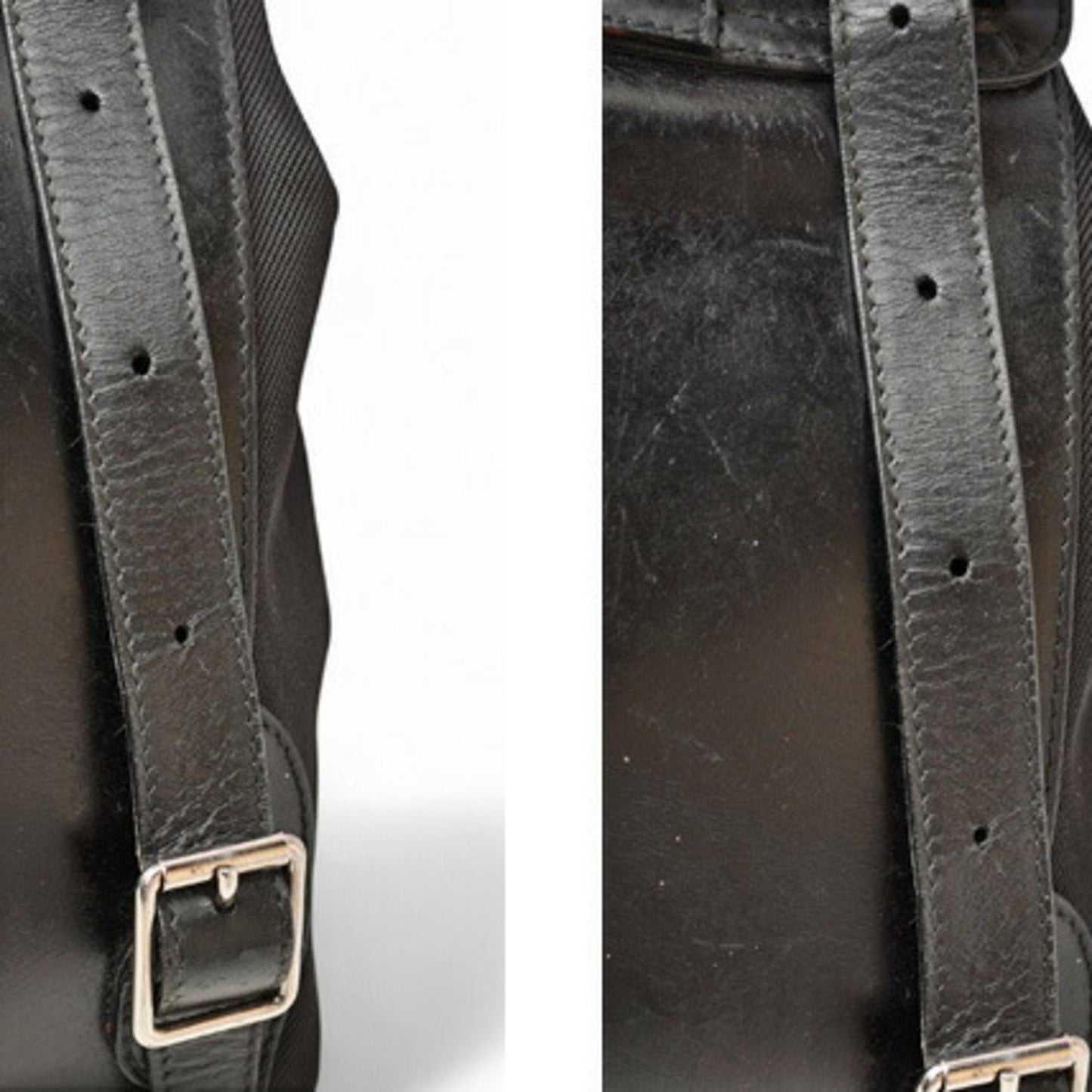 Gucci Black Leather Backpack