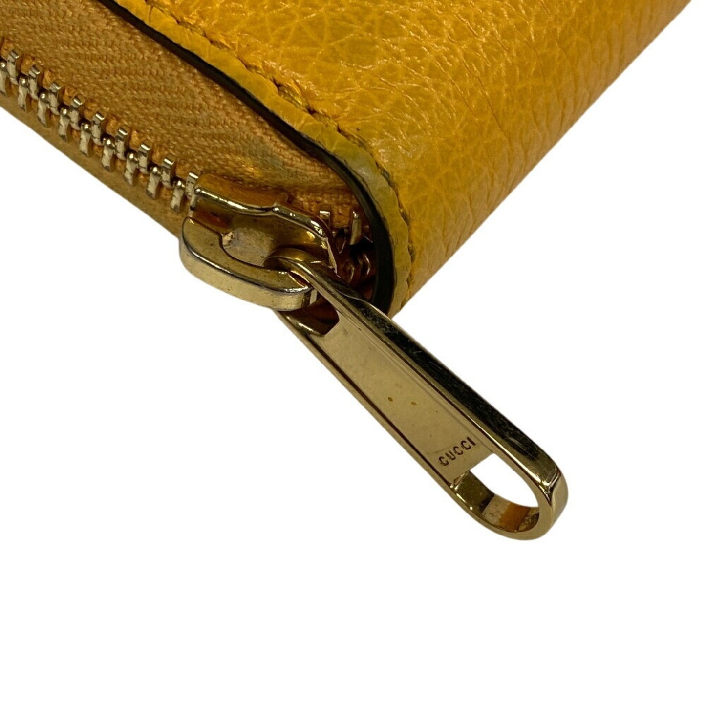 Gucci Yellow Leather Wallet (Bi-Fold)