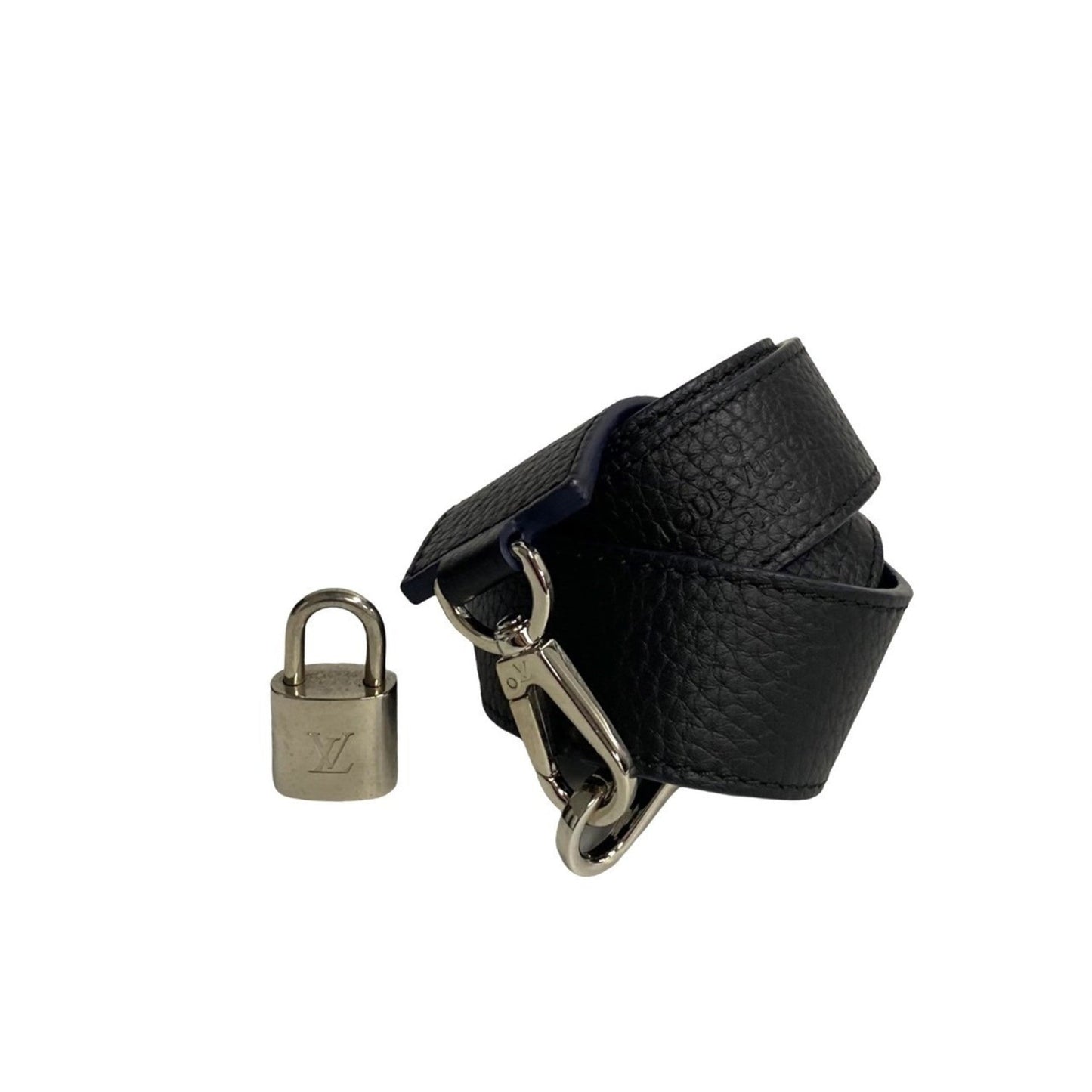 Louis Vuitton Black Leather Shoulder Bag Tote Bag